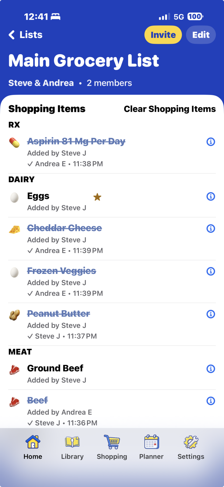 Smarter Shared Shopping Lists for Real Households coming in 2.0.1!